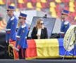 Andreea Esca la priveghiul lui Mircea Lucescu pe Arena Națională