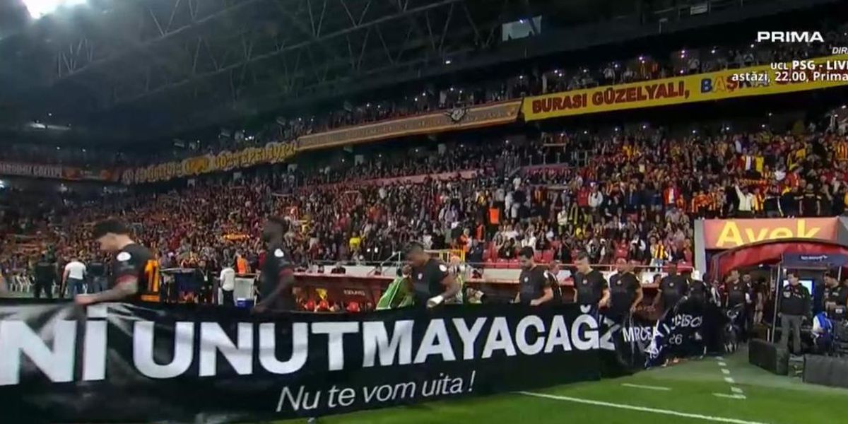 Galatasaray, gest de suflet pentru Mircea Lucescu la meciul din Turcia: „Nu te vom uita!”