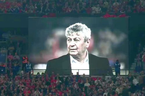 Minut de reculegere în memoria lui Mircea Lucescu la Barcelona - Atletico Madrid și PSG - Liverpool // FOTO: captură Digi Sport