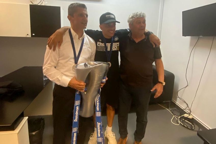 Răzvan Lucescu, Taison și Mircea Lucescu / Foto: Instagram Taison