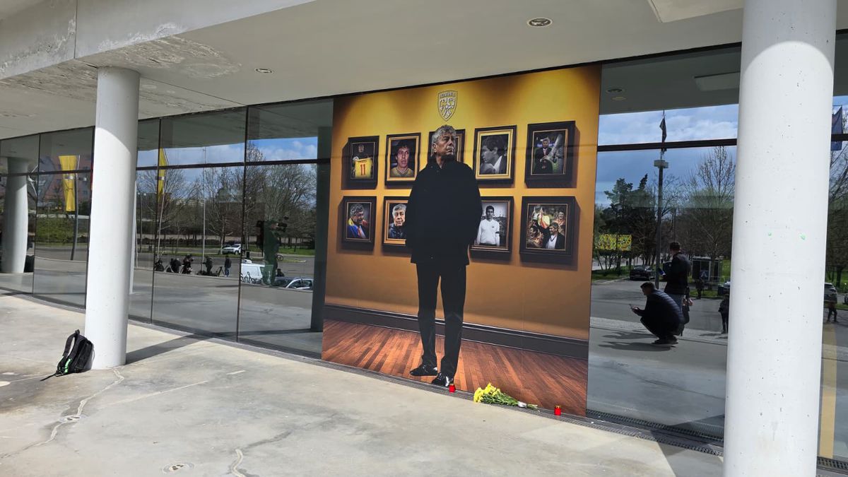 Sicriul lui Mircea Lucescu, depus la Arena Națională