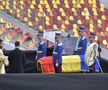 Slujba ținută de trei preoți la priveghiul lui Mircea Lucescu la Arena Națională // Foto: Cristi Preda
