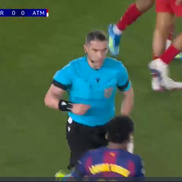 Istvan Kovacs, salvat de VAR în Barcelona - Atletico Madrid, FOTO: captură Digi Sport