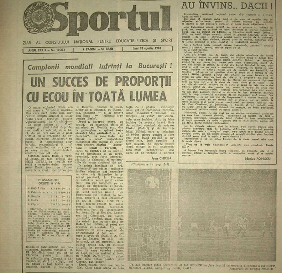 „Doctoratul” lui Mircea Lucescu în antrenorat: „Meciul cu Italia a fost o capodoperă” » Cum a învins „Il Luce” campioana mondială
