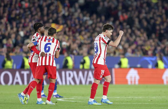 Seară de coșmar pentru Barcelona » Atletico face un pas uriaș spre semifinalele Ligii, într-un meci complicat pentru Istvan Kovacs