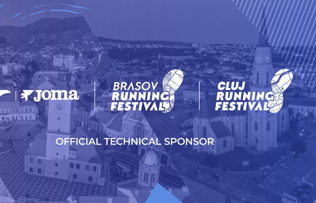 Joma devine sponsorul tehnic al Cluj Running Festival și Brașov Running Festival pentru următorii trei ani