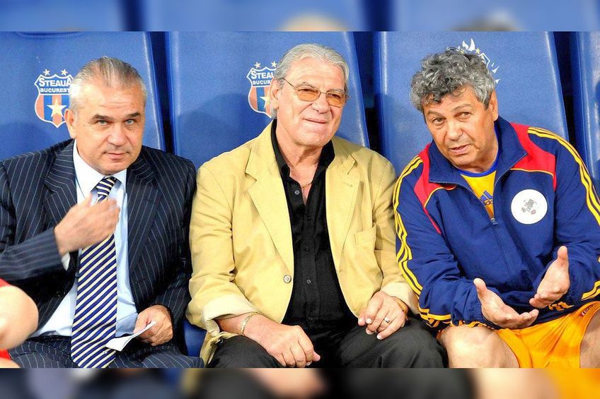 Fotografia publicată de Edward Iordănescu. De la stânga la dreapta: Anghel Iordănescu, Emeric Ienei, Mircea Lucescu