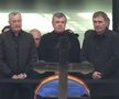 Gică Hagi, Dorin Mateuț, Mircea Rednic la căpătâiul lui Mircea Lucescu
