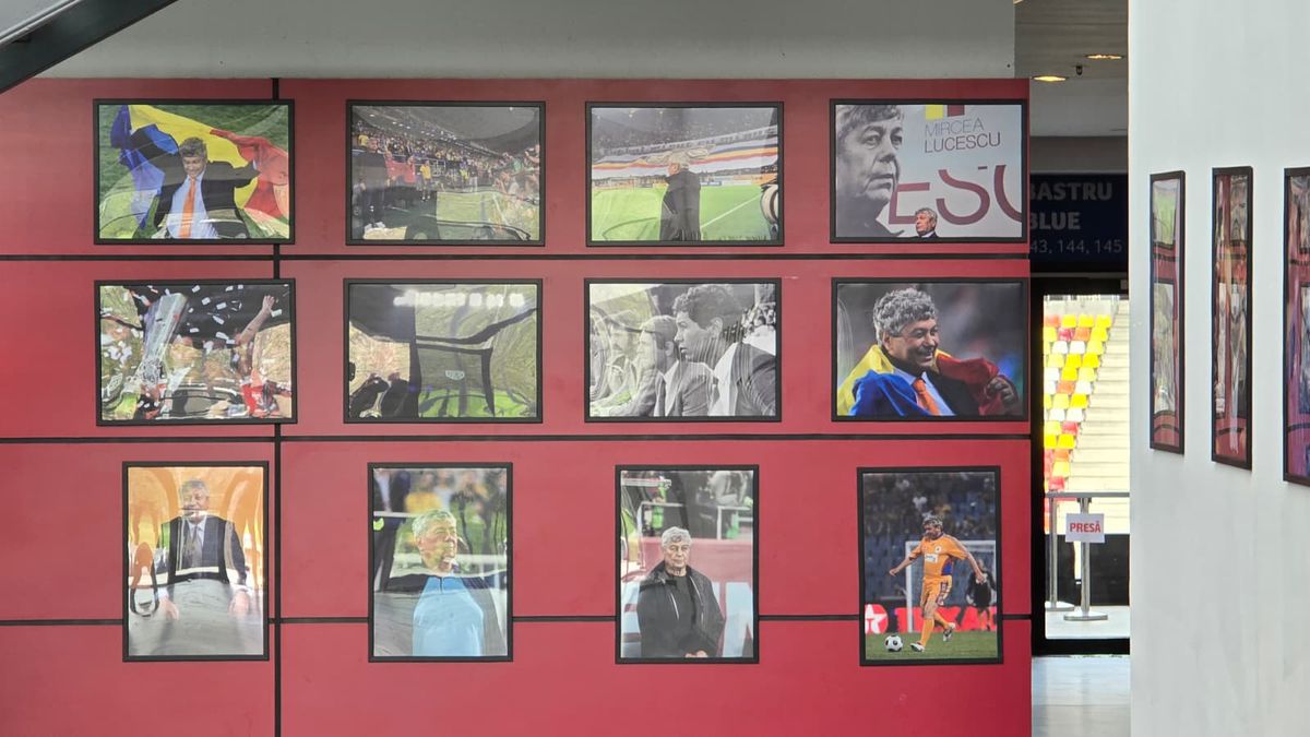 Sicriul lui Mircea Lucescu, depus la Arena Națională