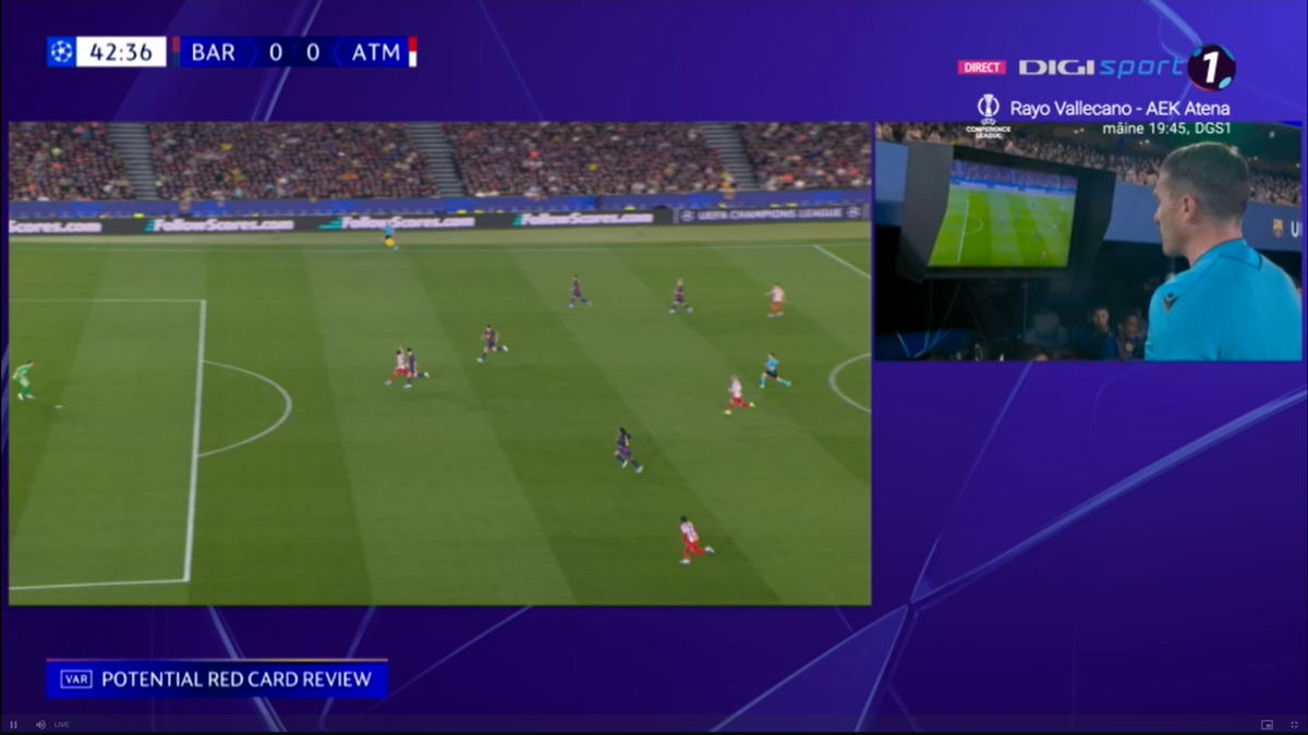 Barcelona îl reclamă la UEFA pe Istvan Kovacs și cere înregistrarea dialogului din camera VAR!