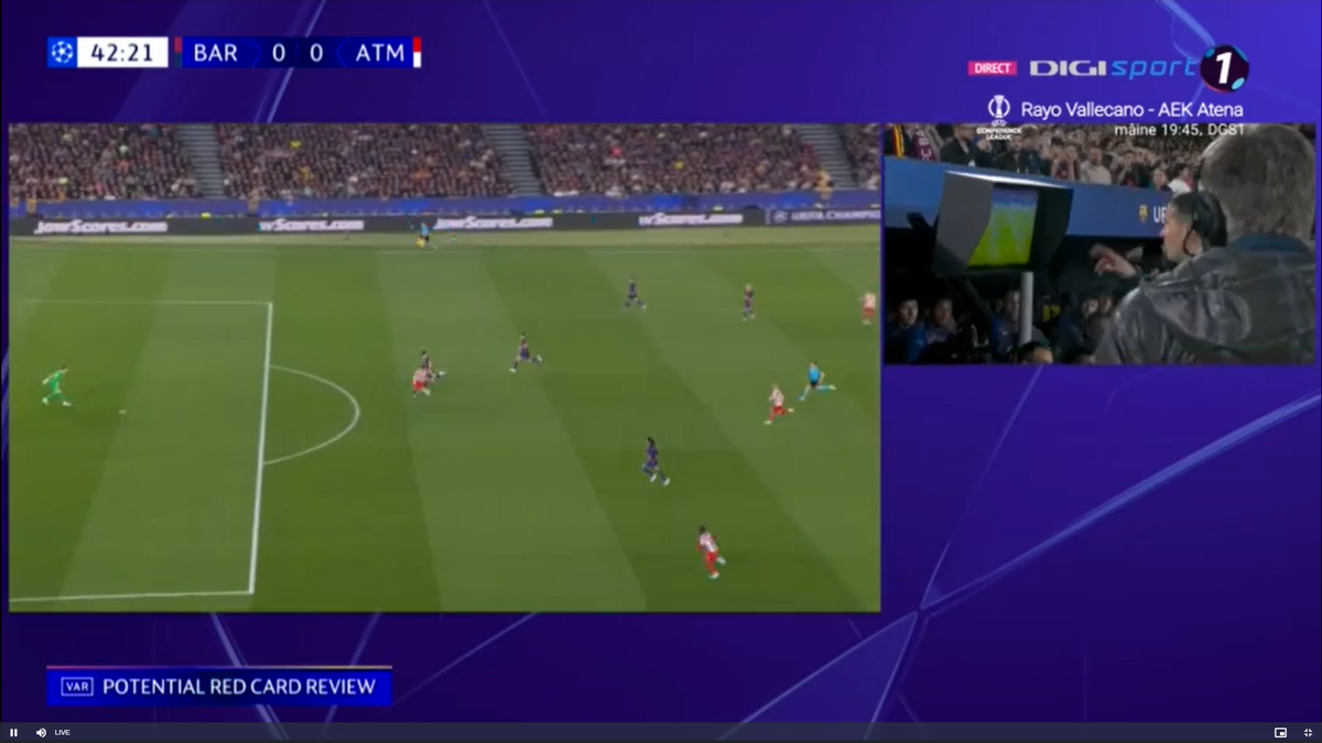 Barcelona îl reclamă la UEFA pe Istvan Kovacs și cere înregistrarea dialogului din camera VAR!