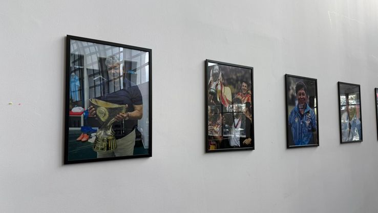 Imagini de la priveghiul pentru Mircea Lucescu pe Arena Națională