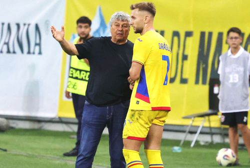 Mircea Lucescu și Denis Drăguș, la amicalul României cu Canada/ foto Ionuț Iordache (GSP)