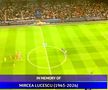 Minut de reculegere în memoria lui Mircea Lucescu la PSG - Liverpool FOTO: captură @Digi Sport