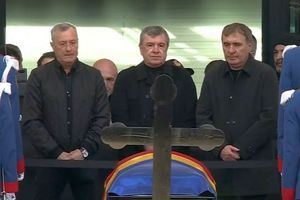 Sicriul lui Mircea Lucescu, depus azi și mâine la Arena Națională » Când va fi înmormântat + Imagini de la stadion