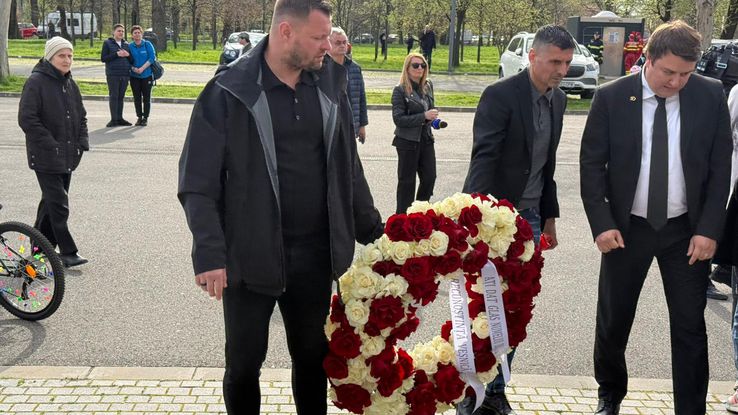 Marius Niculae, Ilie Dănciulescu la priveghiul pentru Mircea Lucescu pe Arena Națională // foto: Cristi Preda (GSP)