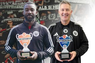 Tot la Cluj, dar la U! Issouf Macalou și Cristiano Bergodi au câștigat trofeele pentru Jucătorul și Antrenorul lunii martie