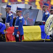 Imagini de la priveghiul lui Mircea Lucescu la Arena Națională // Foto: Cristi Preda