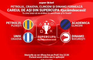 Jucătorii își pregătesc consolele pentru duelurile finale din SuperCupa #jucămdeacasă. Petrolul – Craiova și Clinceni – Dinamo decid ultimul act