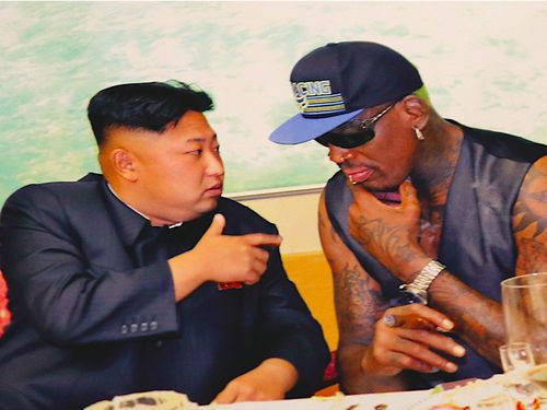 Dennis Rodma și Kim Jong-Un