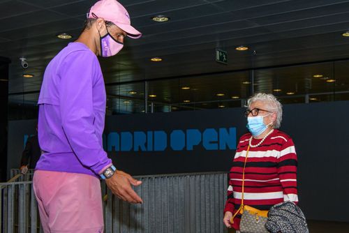 Nadal a avut parte de o întâlnire specială. Sursă foto: Twitter Mutua Madrid Open
