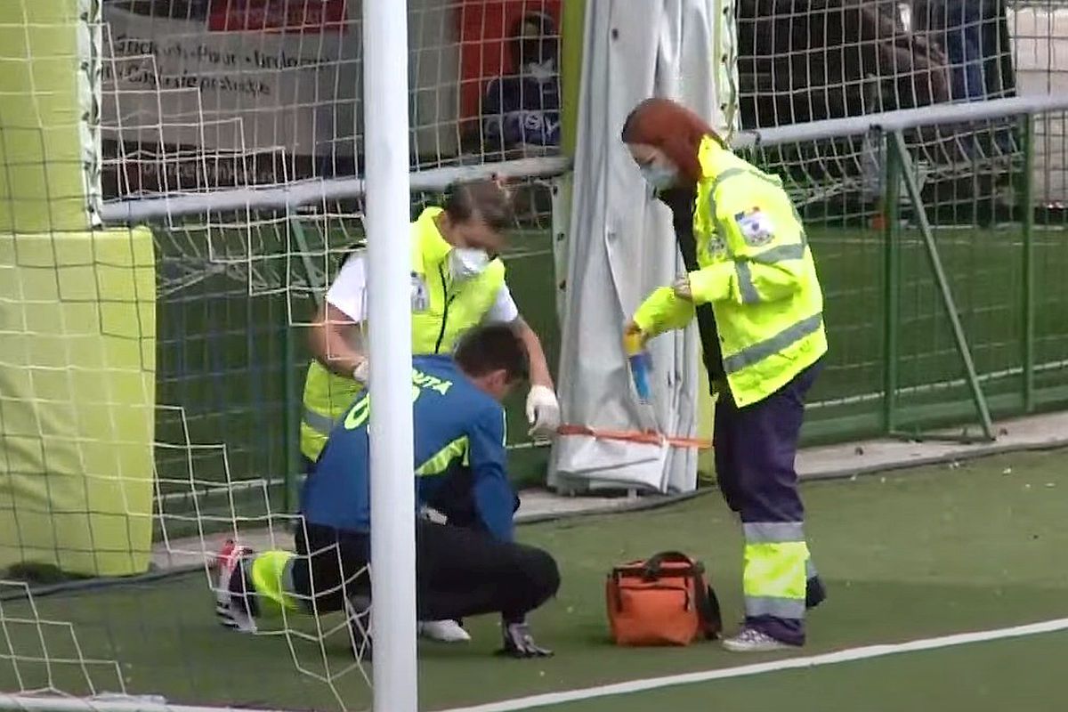 Probleme după Mostiștea Ulmu - Steaua! Diagnosticul portarului transportat de urgență la spital