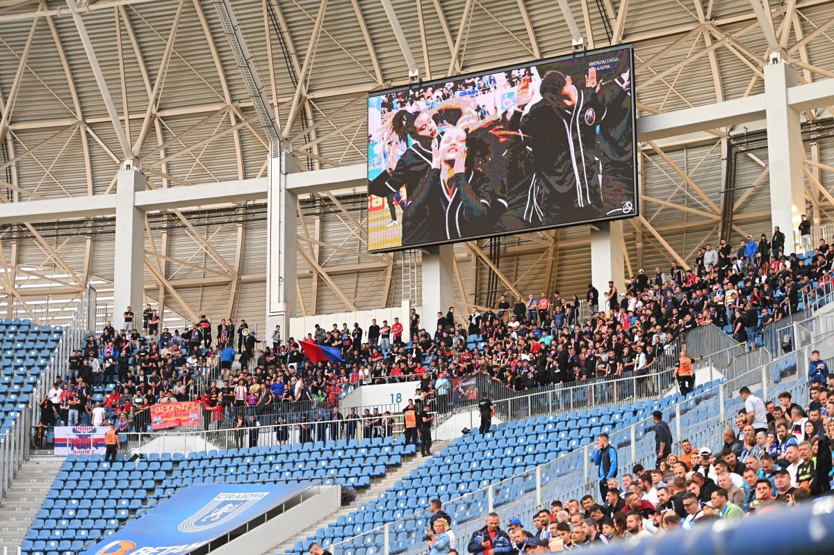 Maracanã oltenească! Atmosferă de mare derby pe „Olbmenco” la Universitatea Craiova - FCSB