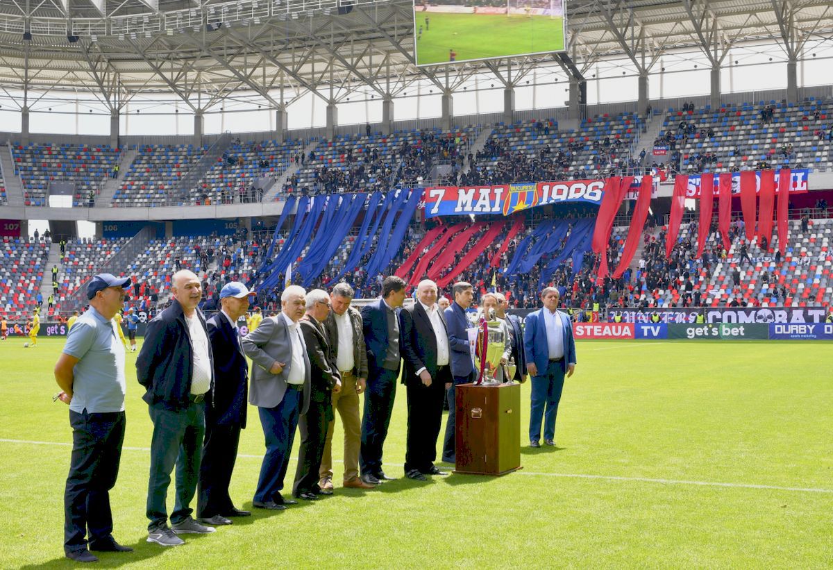 Steaua nu-și uită eroii! Momente speciale în Ghencea, la 36 de ani după victoria de la Sevilla