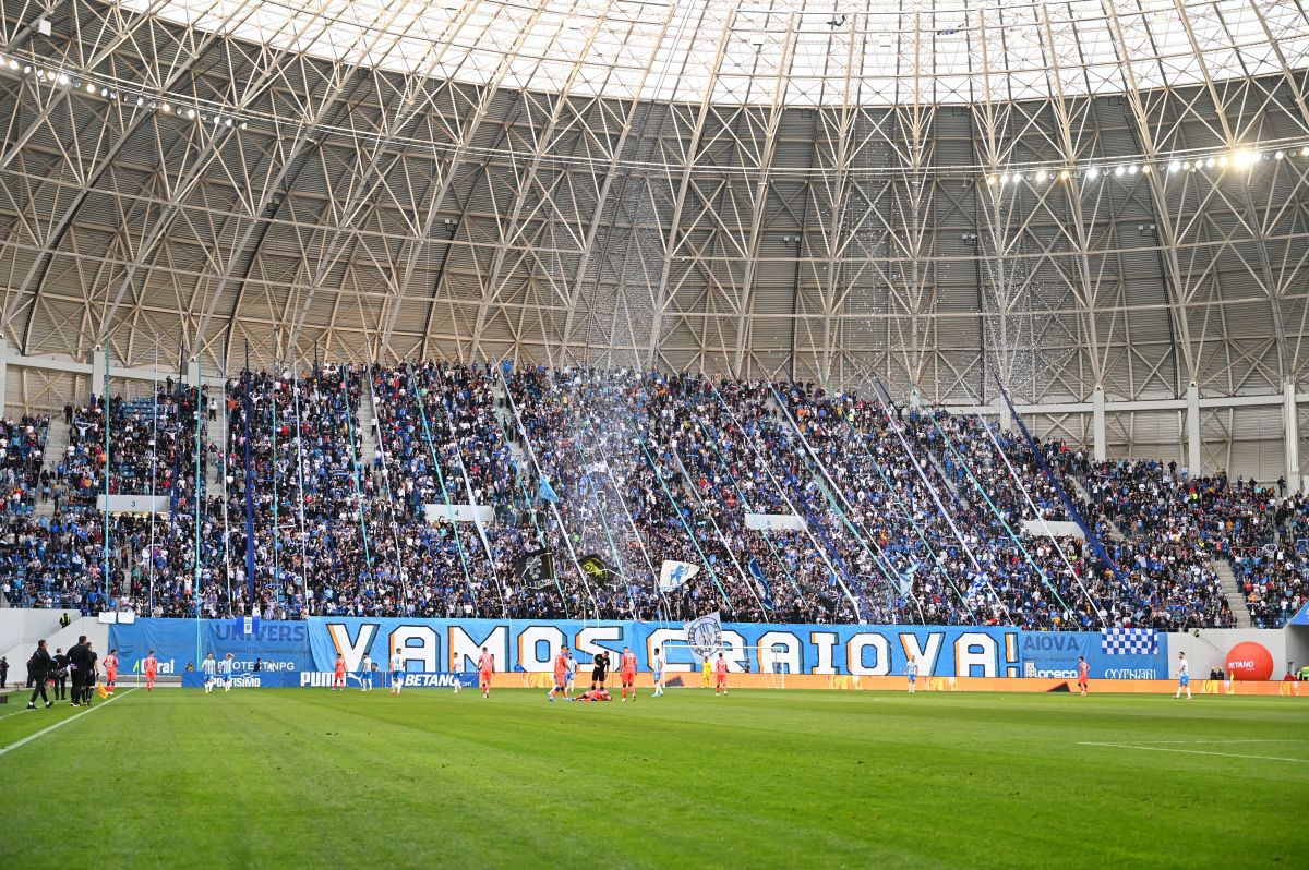 Maracanã oltenească! Atmosferă de mare derby pe „Olbmenco” la Universitatea Craiova - FCSB