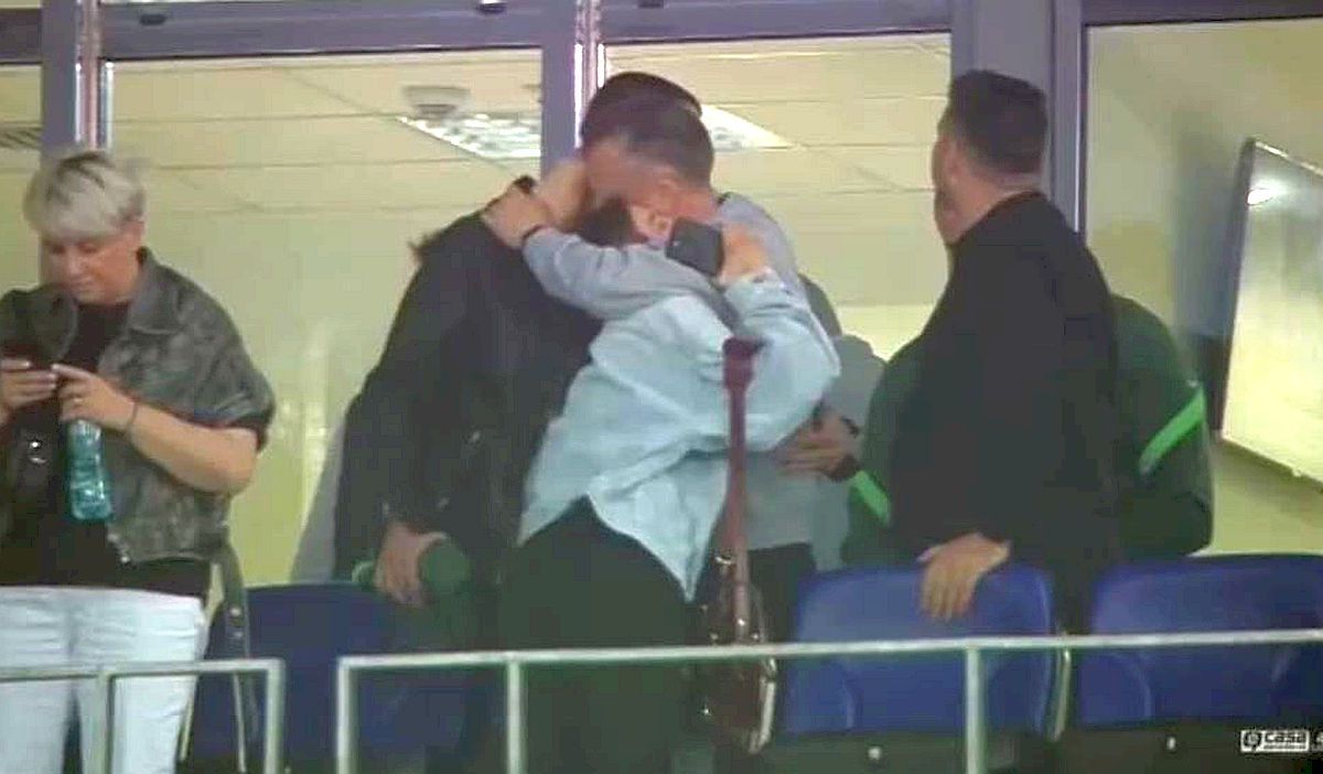 Mihai Stoica și jucătorii de la FCSB, bucurie după victorie cu Universitatea Craiova