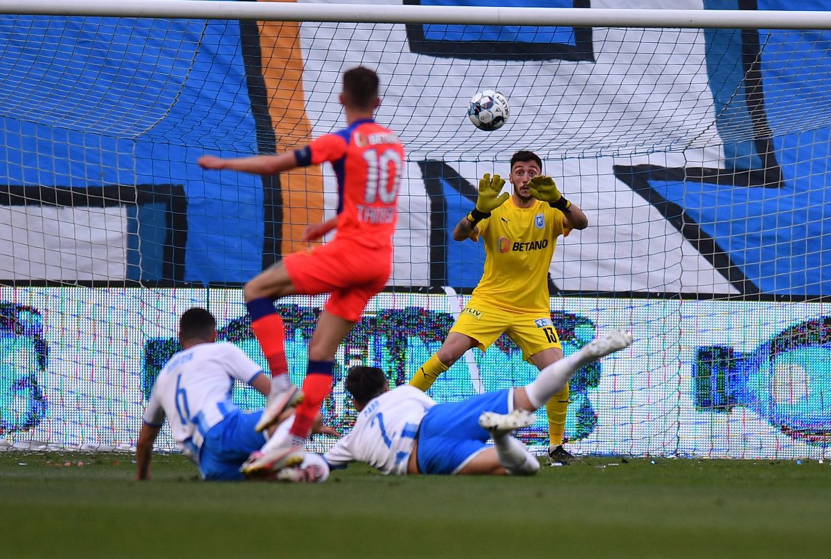 Universitatea Craiova - FCSB 0-1. Rezultat MAMUT! » Echipa lui Toni Petrea bate pe final și continuă lupta la titlu