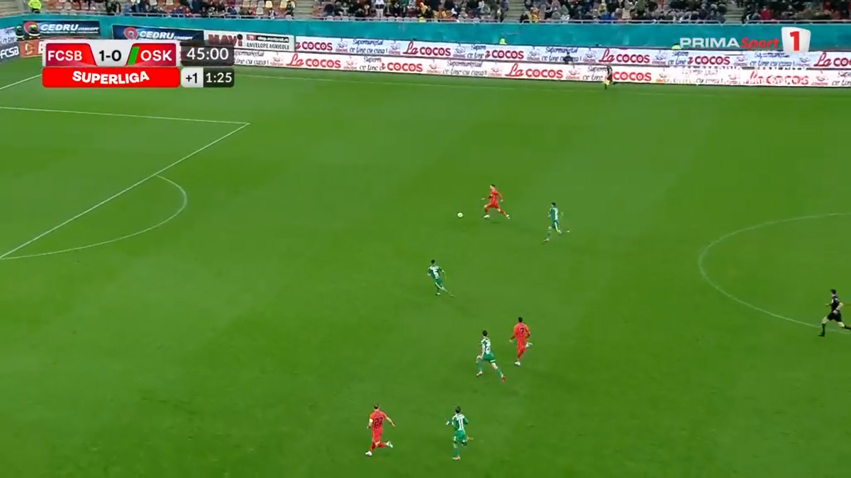 Două decizii controversate în momentele-cheie din FCSB - Sepsi » Ce s-a întâmplat la primul gol și la penalty-ul primit de gazde