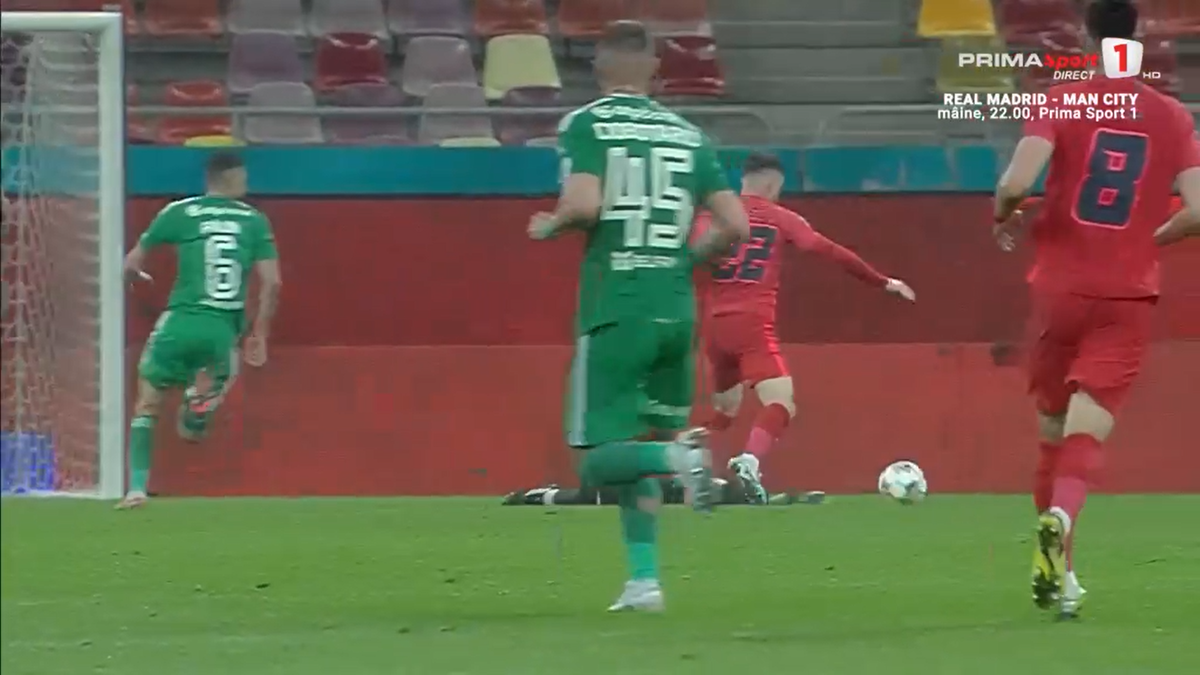 Două decizii controversate în momentele-cheie din FCSB - Sepsi » Ce s-a întâmplat la primul gol și la penalty-ul primit de gazde