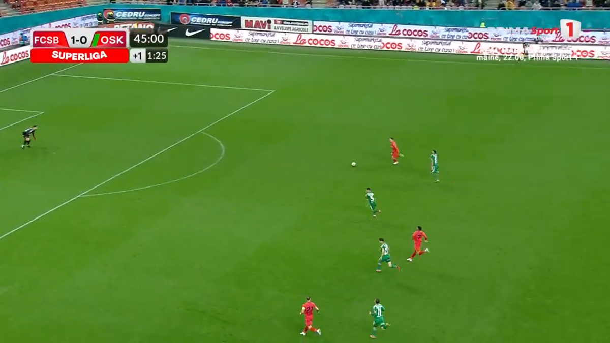 Două decizii controversate în momentele-cheie din FCSB - Sepsi » Ce s-a întâmplat la primul gol și la penalty-ul primit de gazde