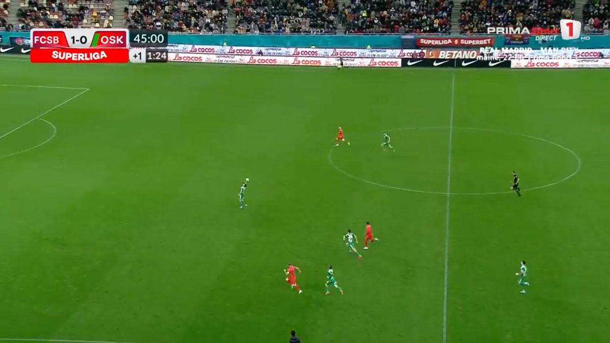 Penalty prima repriză, FCSB - Sepsi