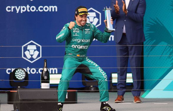 Fernando Alonso se uita la TV în timpul cursei de la Miami: „Nu venea nimeni din spate, iar aici erau ecrane uriașe”