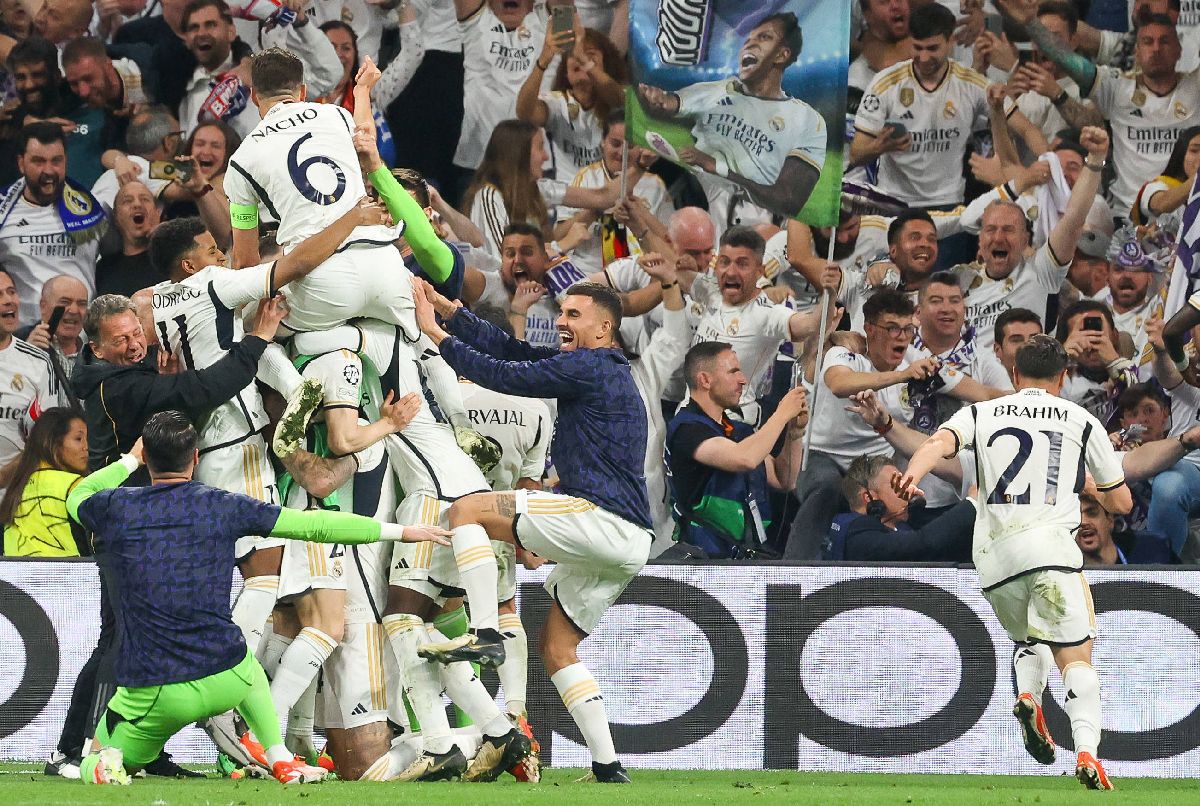 Real Madrid, în finala Champions League » Imagini fabuloase cu sărbătoarea de pe „Santiago Bernabeu”