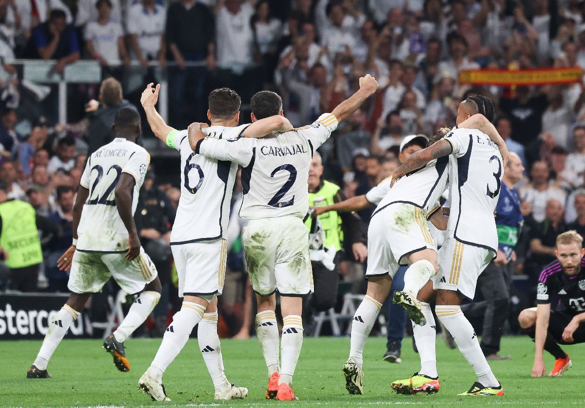 Real Madrid, în finala Champions League » Imagini fabuloase cu sărbătoarea de pe „Santiago Bernabeu”