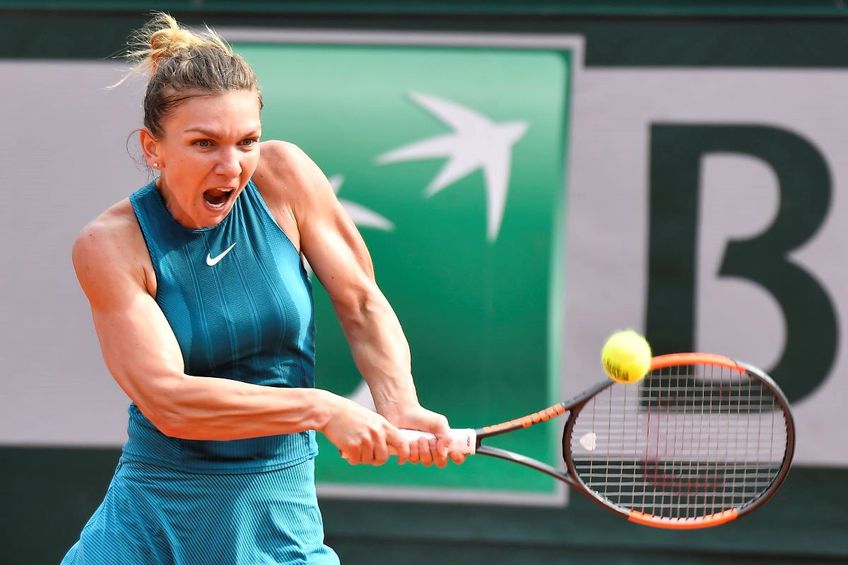 Simona Halep la Roland Garros 2018, când a cucerit titlul Foto: Raed Krishan