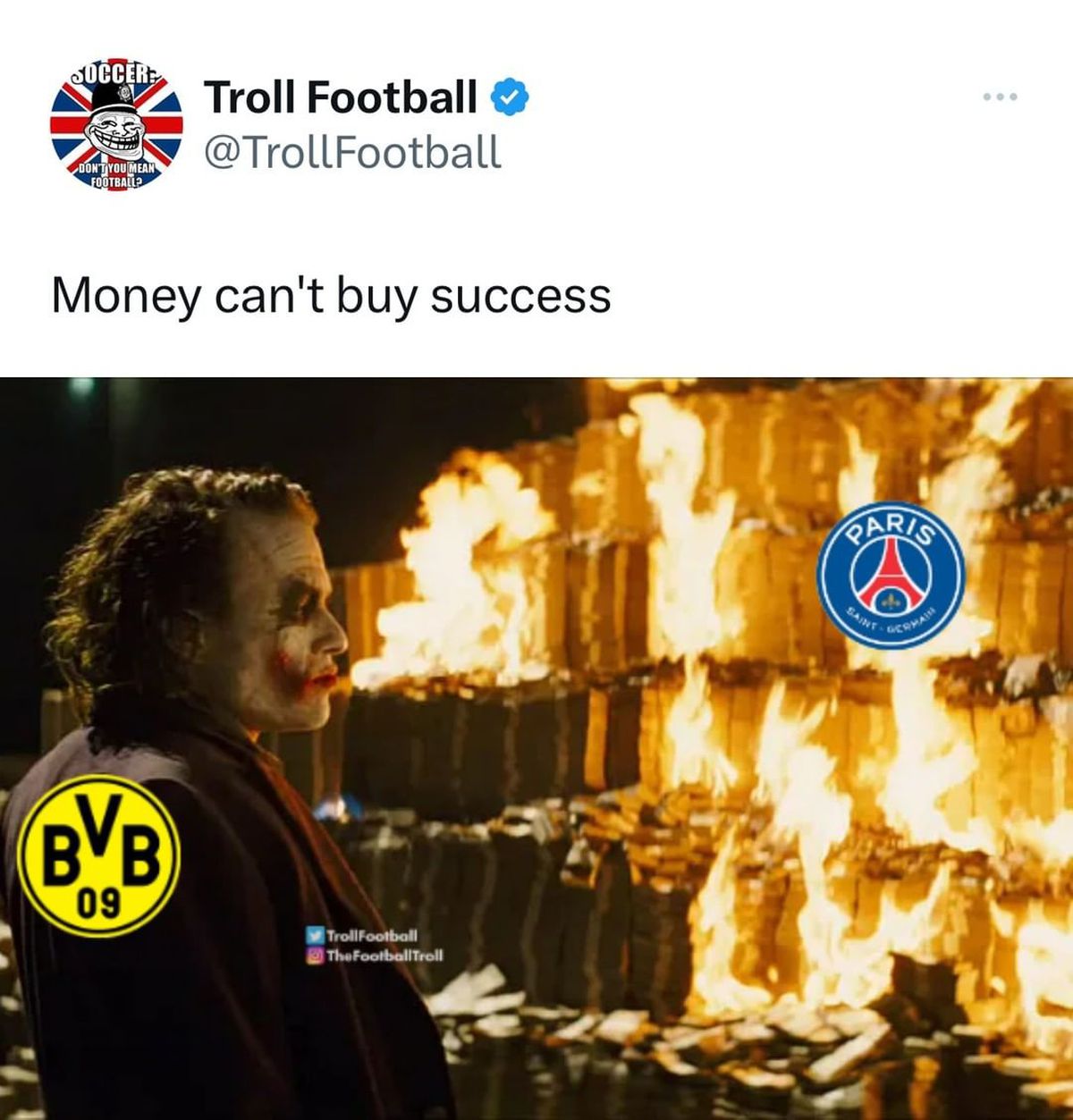 Meme-uri PSG - Borussia Dortmund