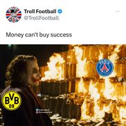 Meme-uri PSG - Borussia Dortmund / Foto: Troll Football (Instagram)