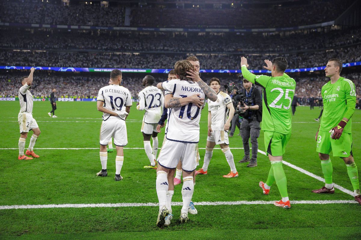 Real Madrid, în finala Champions League » Imagini fabuloase cu sărbătoarea de pe „Santiago Bernabeu”