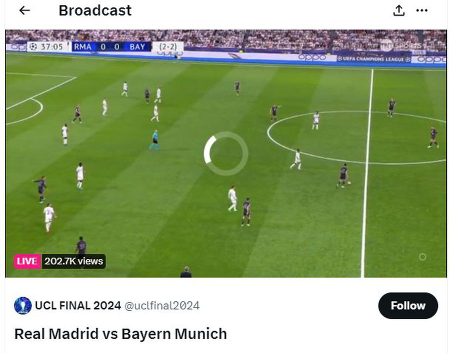 UEFA, păcălită în timpul meciului Real Madrid - Bayern Munchen! Sute de mii de oameni au putut urmări meciul ilegal