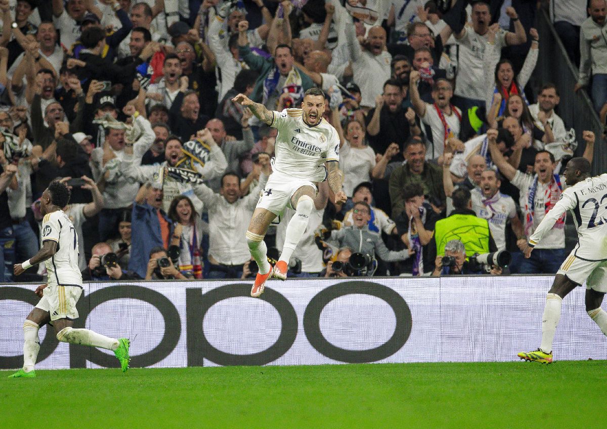 Real Madrid, în finala Champions League » Imagini fabuloase cu sărbătoarea de pe „Santiago Bernabeu”