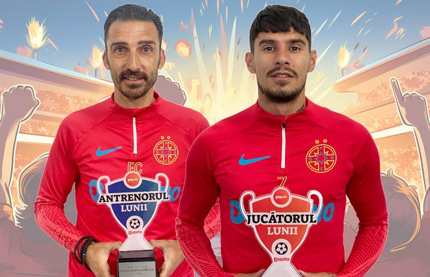 Campioana a făcut legea în aprilie! » Florinel Coman a fost ales „Jucătorul lunii”, iar Elias Charalambous - „Antrenorul lunii” + cum au votat specialiștii