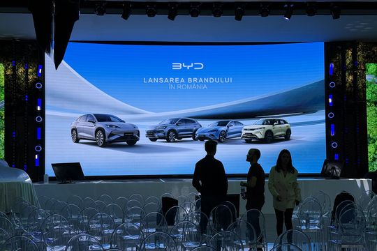 BYD, lider mondial în producția de autovehicule electrice, este de astăzi prezent oficial și în România. Foto: Andrei Crăițoiu (GSP.RO)