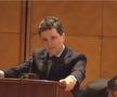 Prima dezbatere între George Simion și Nicușor Dan / FOTO: Capturi TV @Euronews