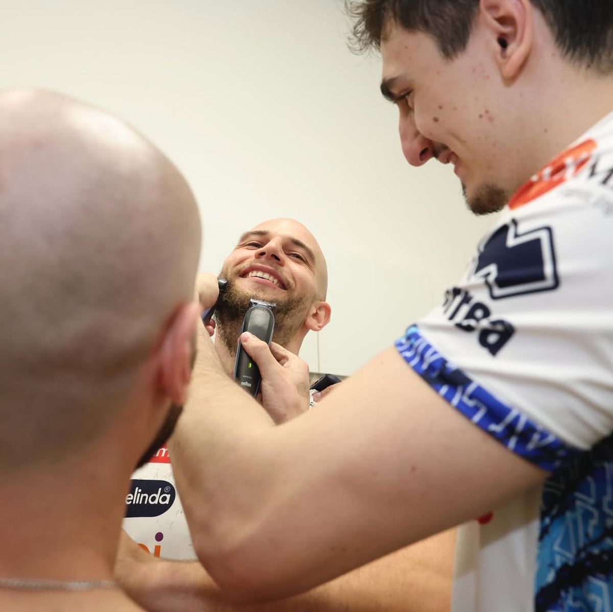 Bela Bartha, campion al Italiei la volei, alături de Trentino! Imagini senzaționale cu jucătorul naționalei, bărbierit de MVP-ul finalei