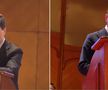 Prima dezbatere între George Simion și Nicușor Dan / FOTO: Capturi TV @Euronews