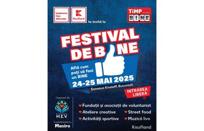 Kaufland deschide porțile Festivalului de Bine, pe Șoseaua Kiseleff